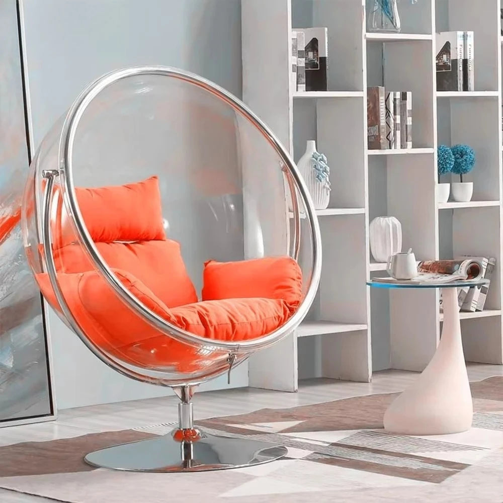 Modern Round Swing Chair With Stand