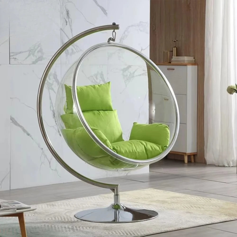 Modern Round Swing Chair With Stand