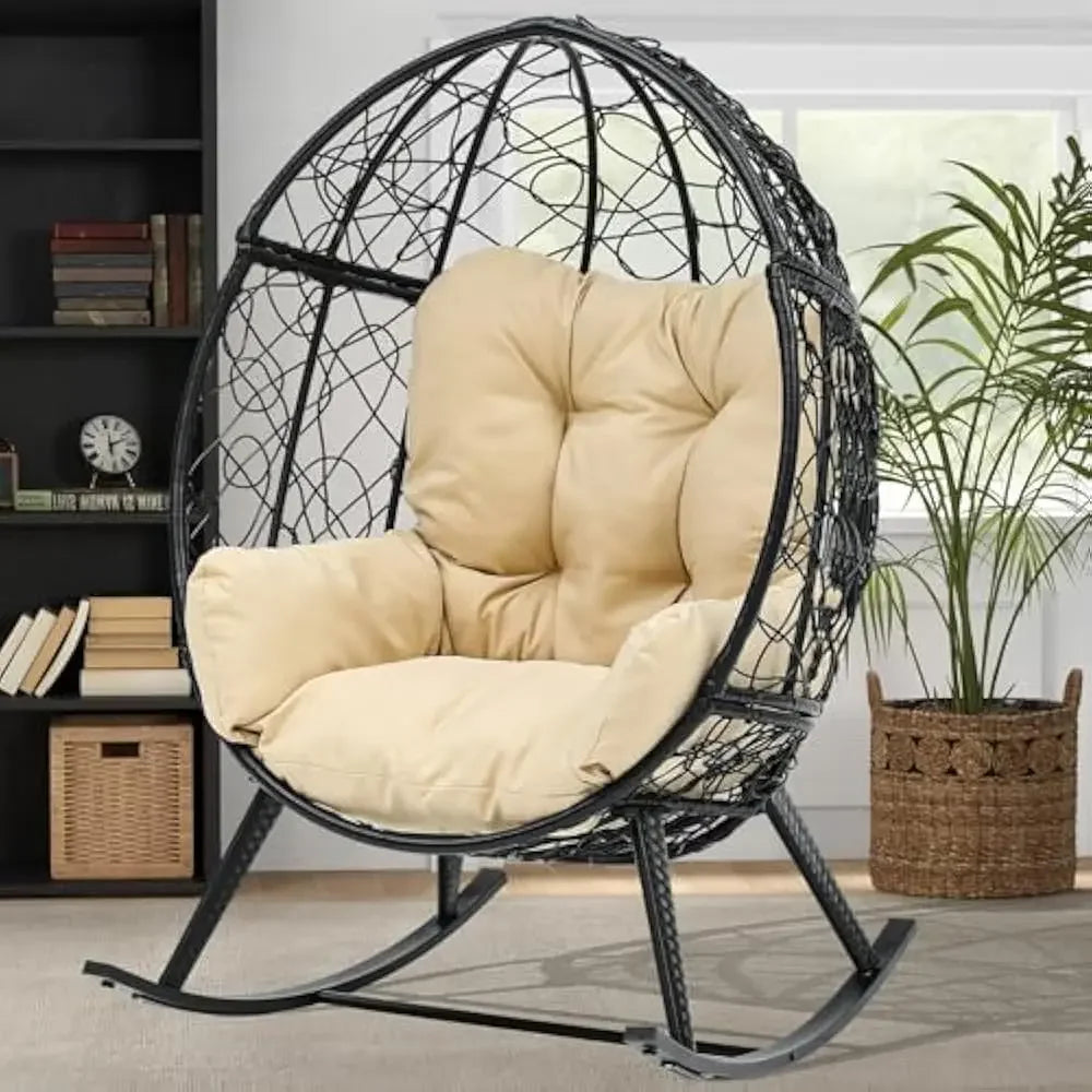 Wicker Rocking Indoor/Outdoor Lounger